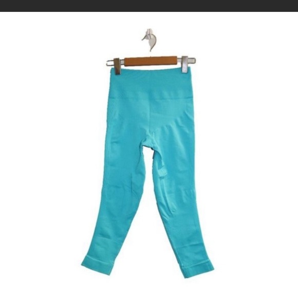 Lululemon 🍋 Zone In Crop (21") Peacock Blue Leggings - Picture 6 of 8